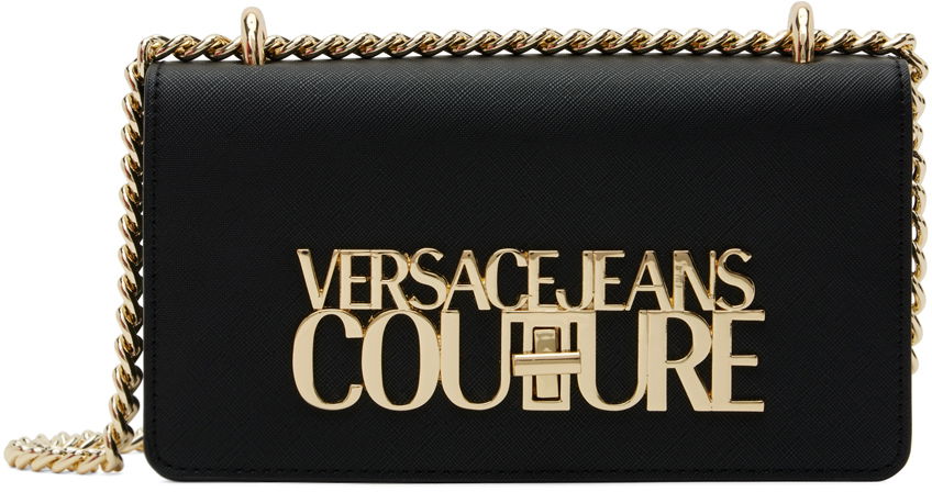 Чанта през рамо Versace Jeans Couture Lock Bag Черно | E75VA4BL1_EZS467, 0