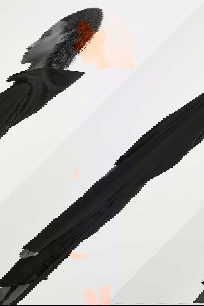 Суитчър Rick Owens Rick Owens DRKSHDW Cropped Hooded Tunic Черно | DS02E7236.RIG, 1