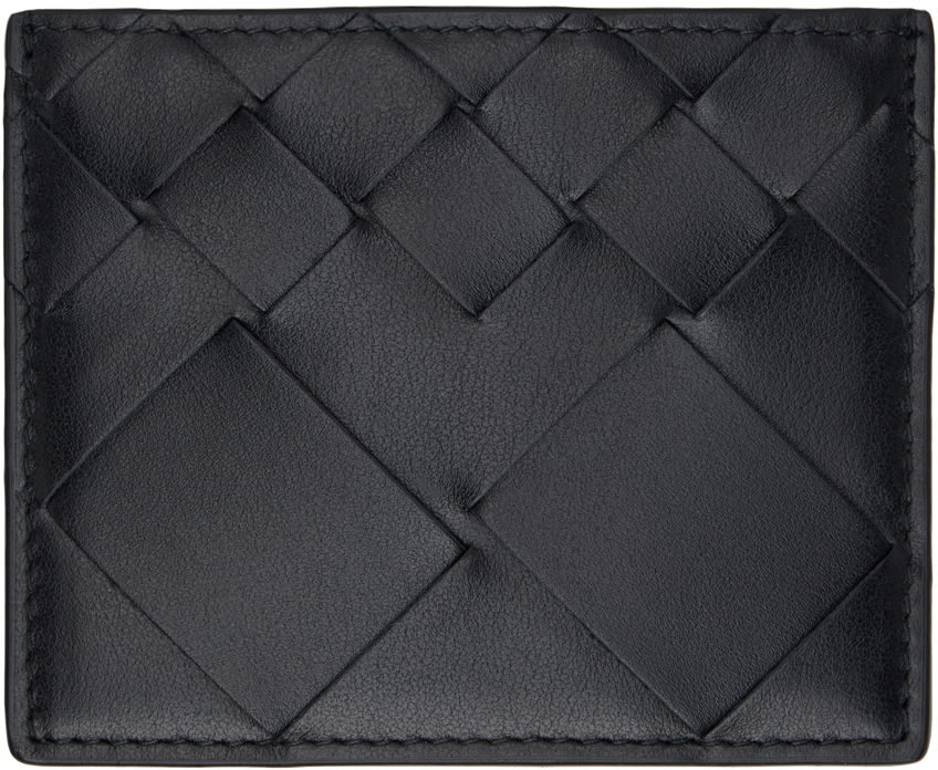 Портфейл Bottega Veneta Intrecciato Card Holder Черно | 778031-V3R53, 0