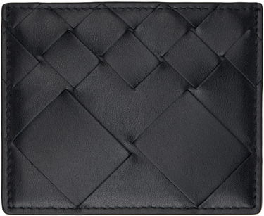 Портфейл Bottega Veneta Intrecciato Card Holder Черно | 778031-V3R53, 0