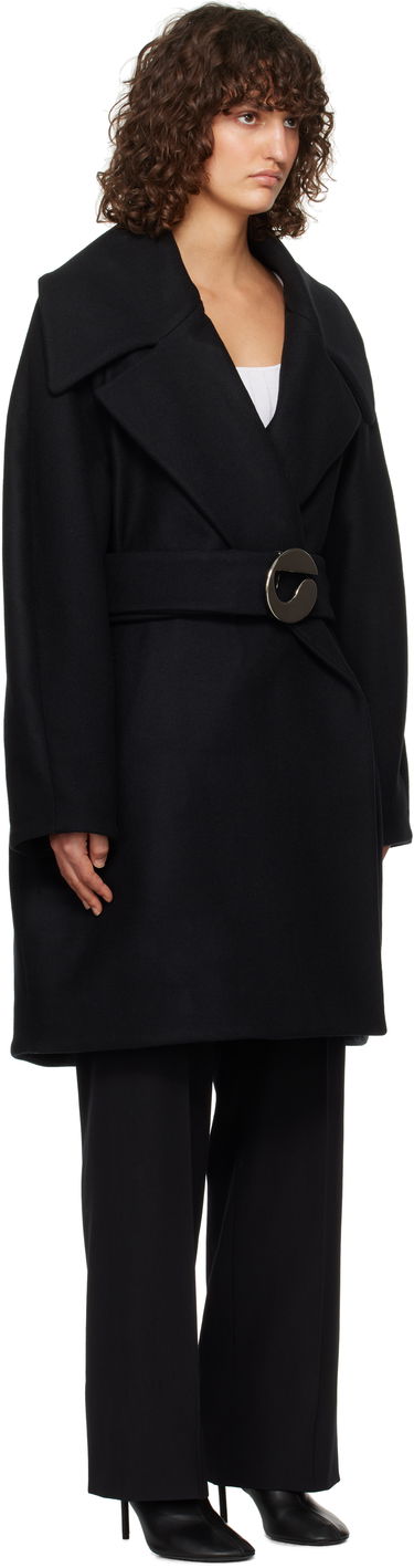 Палта Coperni Coperni Oversized Belted Coat Черно | COPM06BISF1006, 1