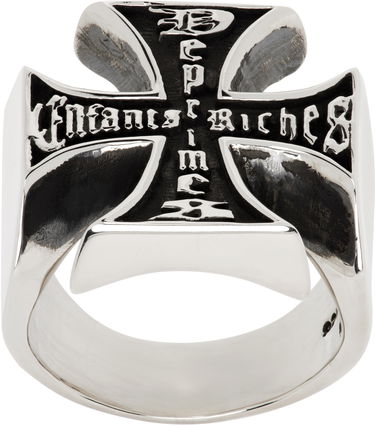 Пръстен Enfants Riches Déprimés Enfants Riches Déprimés Cross Ring Сиво | 140-218, 1