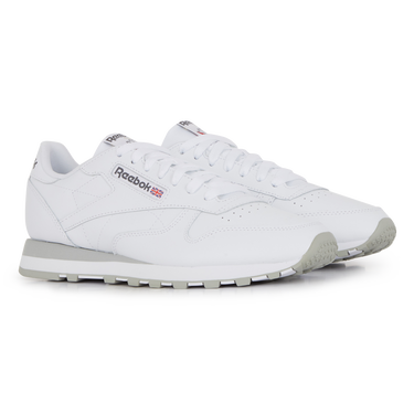 Кецове и обувки Reebok Classic Leather Blanc/gris Бяло | 100008789, 3