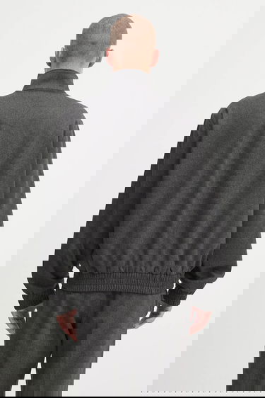 Яке бомбър Drôle de Monsieur Drôle de Monsieur La Trackjacket Flanelle Wool Bomber Jacket Сиво | H.JT234.WV008, 2