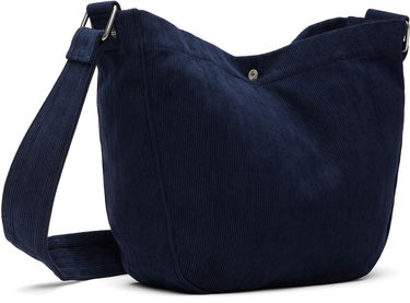 Чанта през рамо A.P.C. A.P.C. Journal Small Corduroy Satchel Тъмно синьо | PSALI-M67010, 2