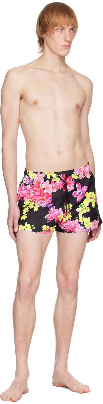 Бански Versace Orchid Swim Shorts Черно | 1007841 1A06371, 3