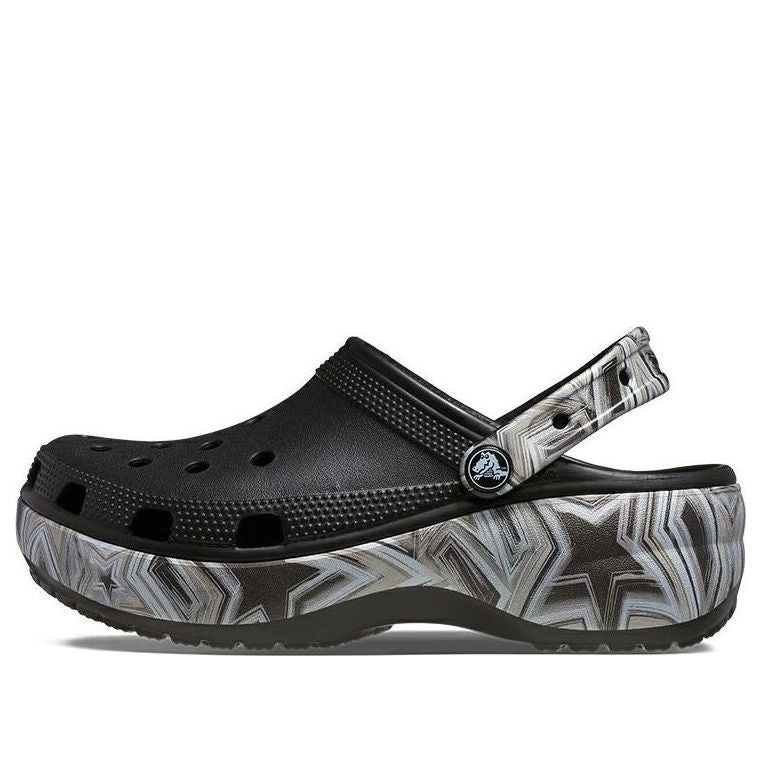 Кецове и обувки Crocs Classic Crush Disco Clog Черно | 208123-0C4