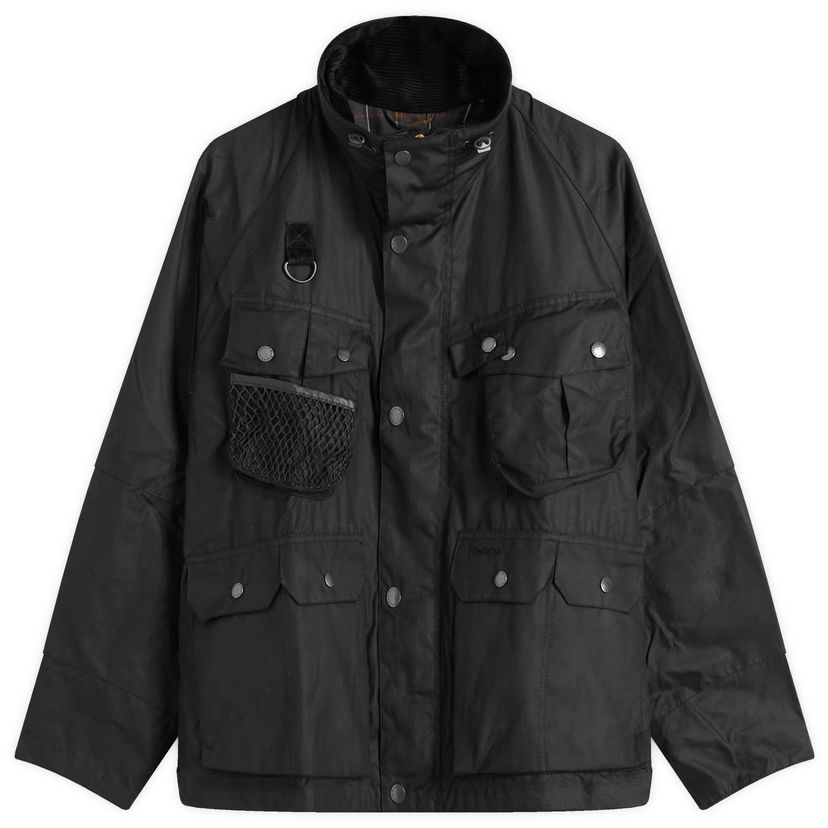 Яке Barbour Heritage + Modified Dryfly Wax Jacket Черно | MWX2337BK11