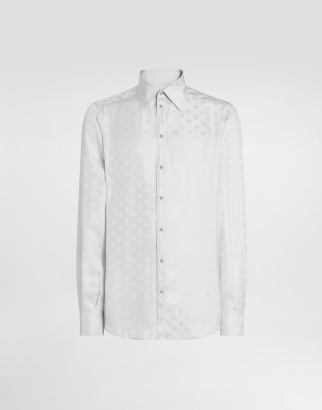 Dolce & Gabbana DG Logo Jacquard Martini Shirt