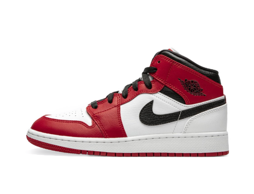 Лимитирано Издание Jordan Air Jordan 1 Mid GS "Chicago" Червено | 554275-173