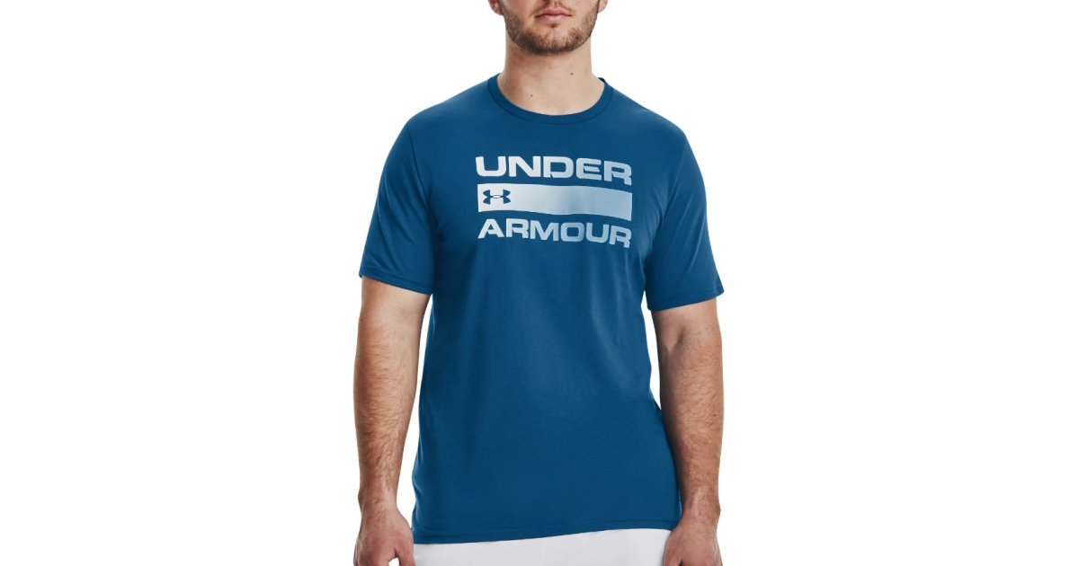 Тениска Under Armour Team Issue Wordmark Тъмно синьо | 1329582-426, 1