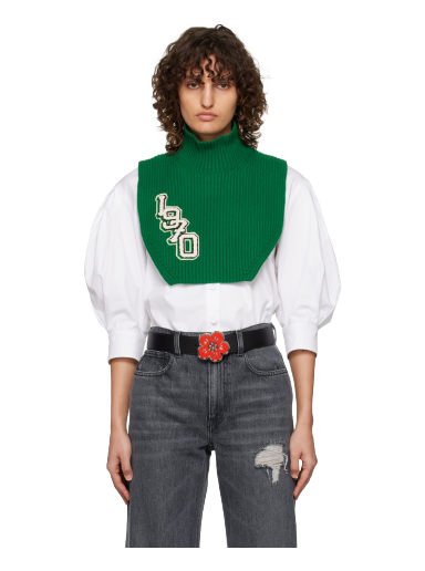 Шал KENZO College Patch Stole Зелено | FC68CU160KEC