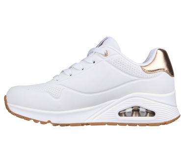 Кецове и обувки Skechers Uno Бяло | 177094-WHT, 3