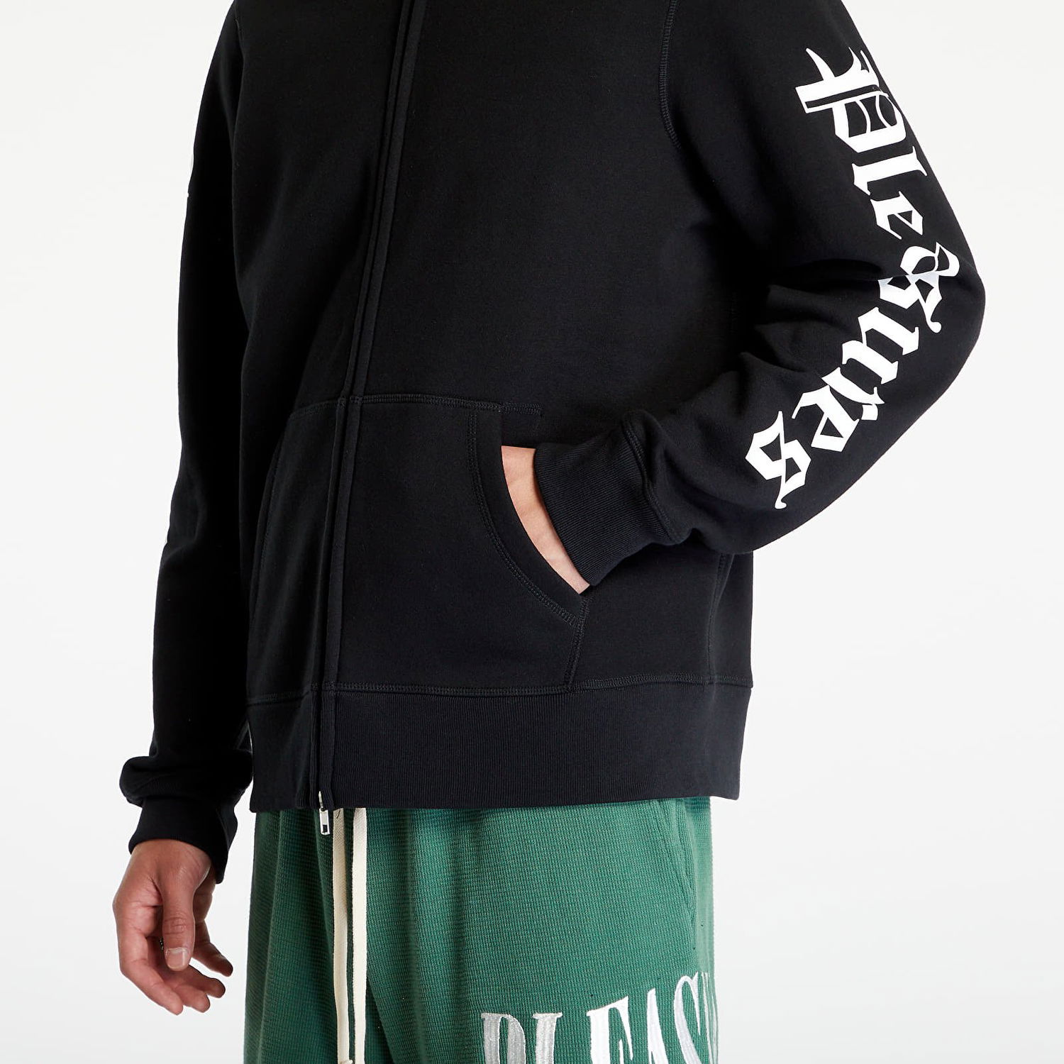 Суитчър Pleasures Meditation Zip Hoodie Черно | P23SU046 BLACK, 1