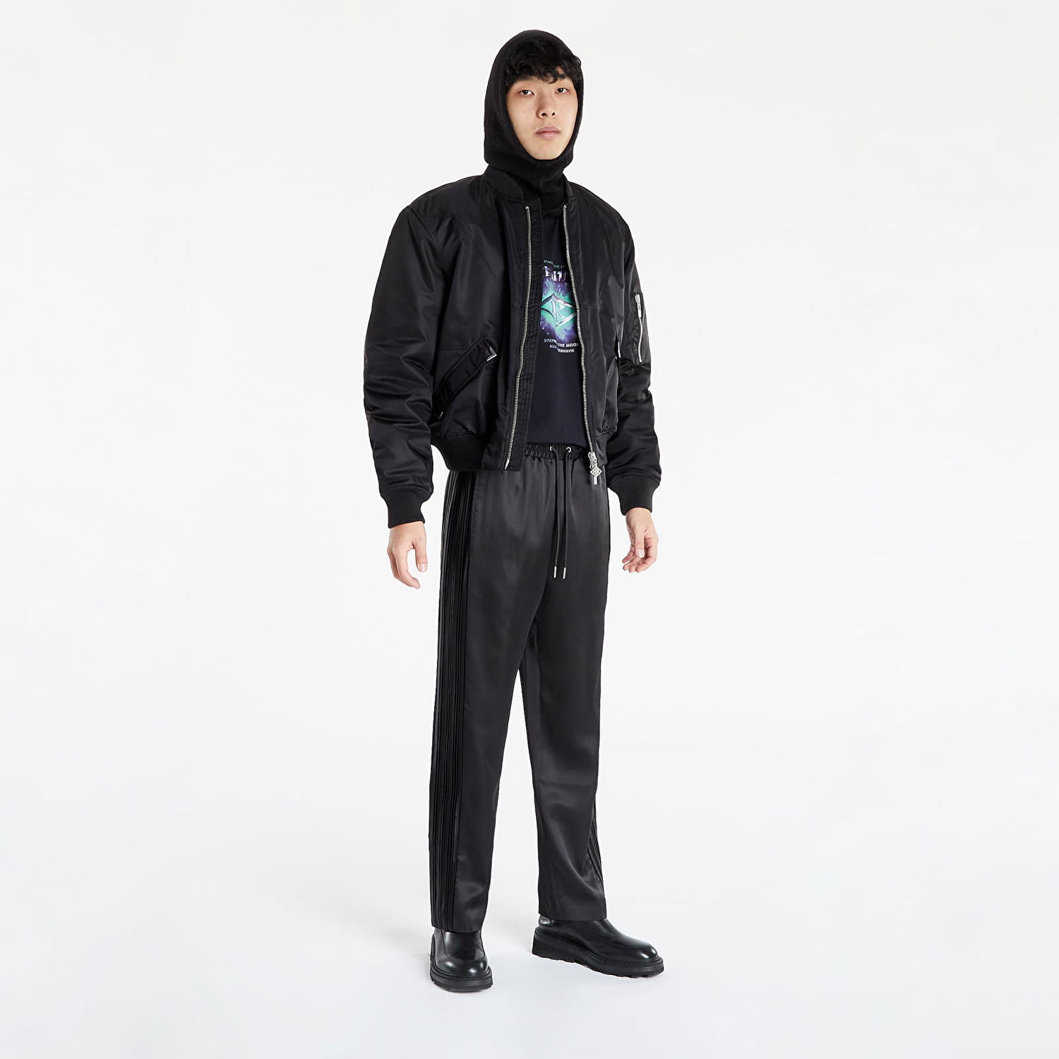 Яке бомбър Han Kjøbenhavn Bomber Jacket Черно | M-131025-001, 1