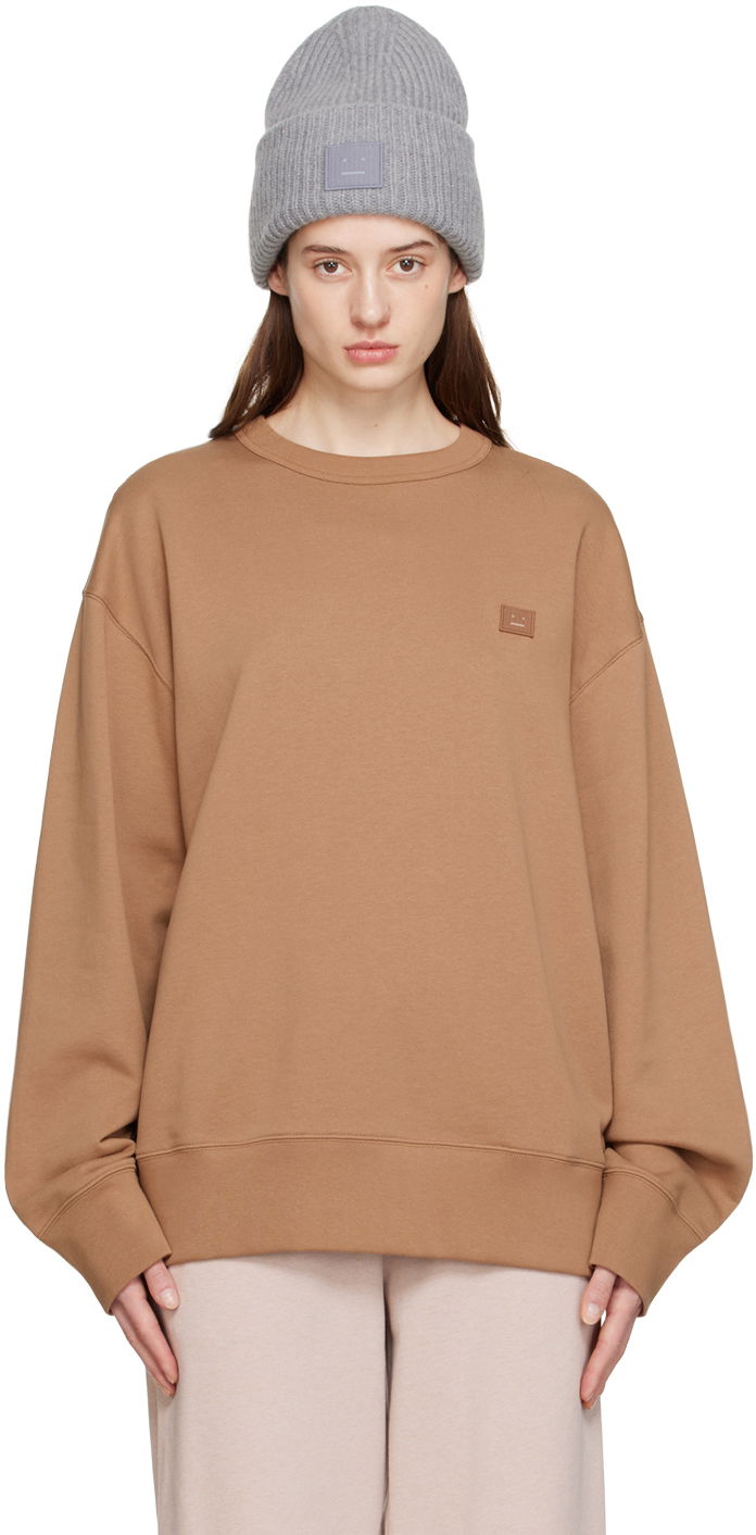 Суитчър Acne Studios Crewneck Sweatshirt Кафяво | CI0072-, 0