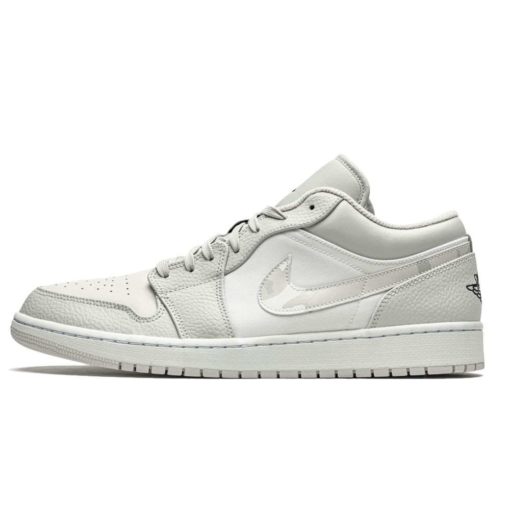 Кецове и обувки Jordan Air Jordan 1 Low "White Camo" Сиво | DC9036-100, 0