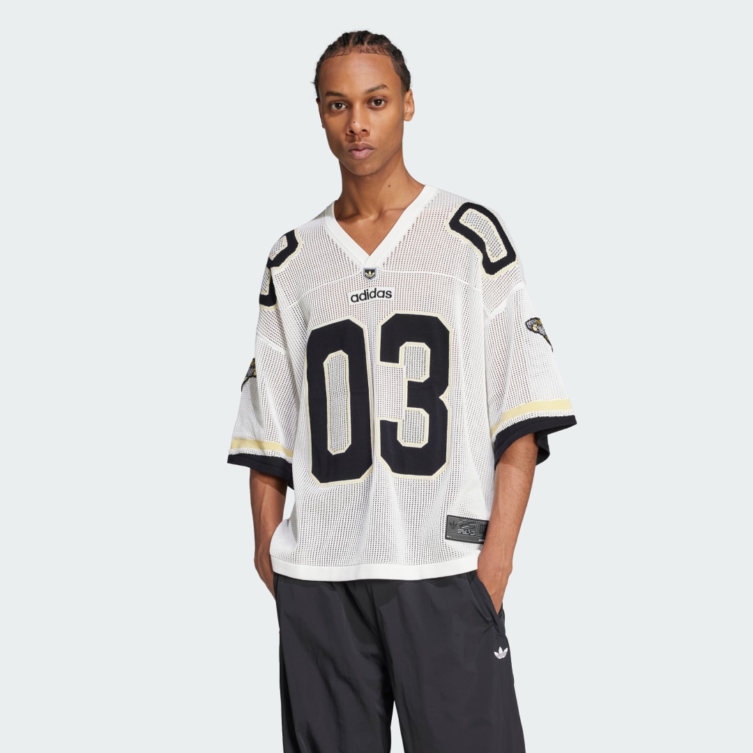 Фланелка adidas Performance Adilenium Season 3 Knit Football Jersey Бяло | JX1699, 0
