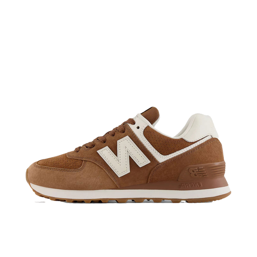 Кецове и обувки New Balance 574 True Brown Кафяво | WL574NA