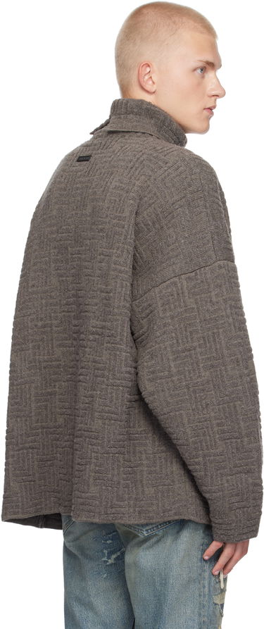 Пуловер Fear of God Fear of God Wool Jacquard Turtleneck Sweater Кафяво | FG820-22810WJB, 2