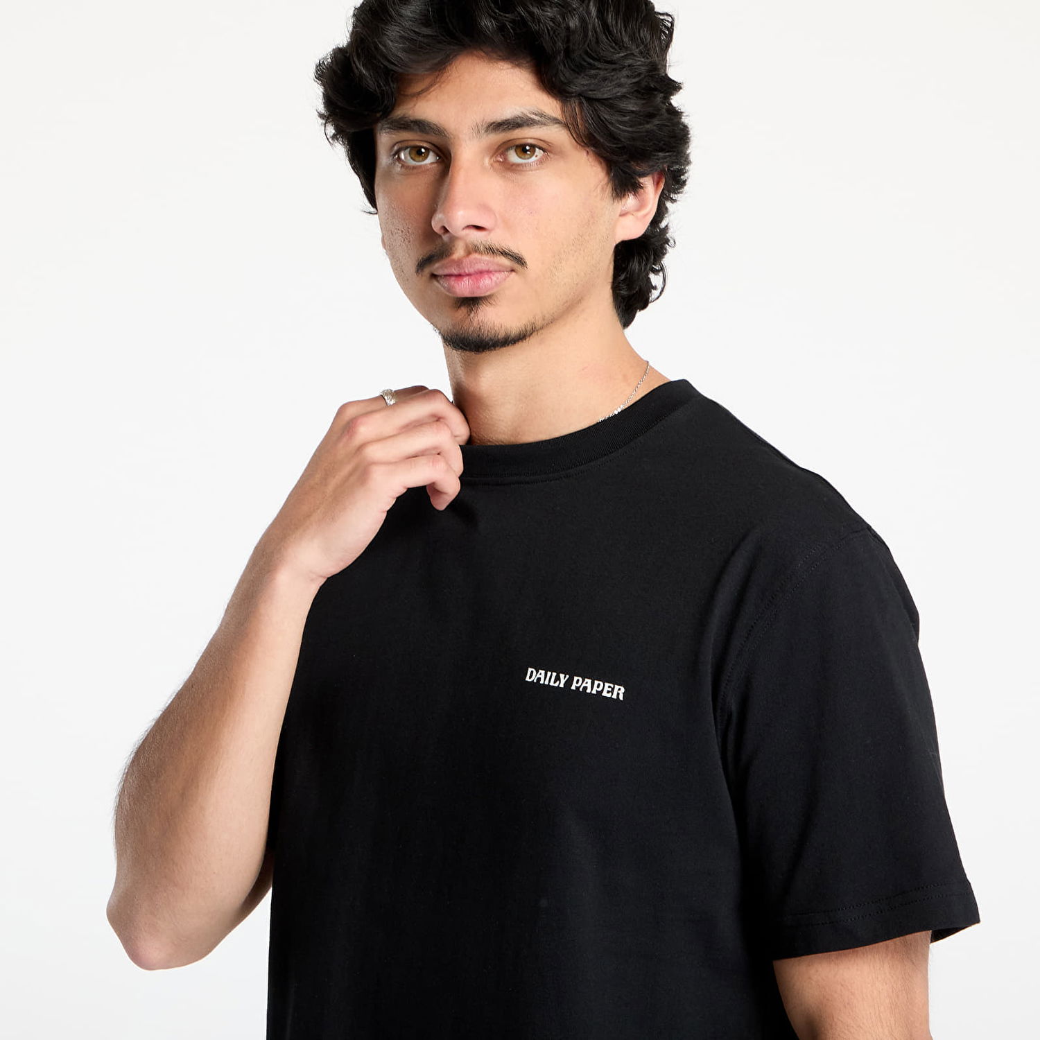 Тениска DAILY PAPER Daily Paper Wrapper T-Shirt Черно | 2513094, 1