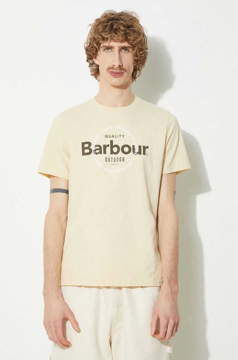 Тениска Barbour T-Shirt With Print Бежово | MTS1268