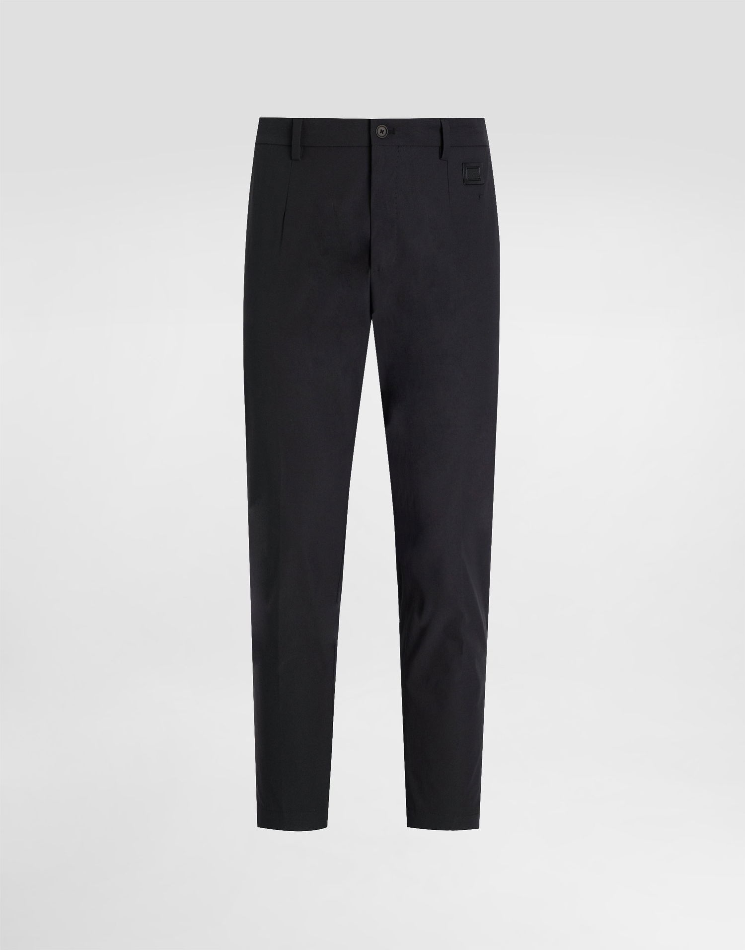 Панталони Dolce & Gabbana Dolce & Gabbana Nylon Canvas Cropped Trousers 52 Черно | GW13ETFUUDDN0000, 0
