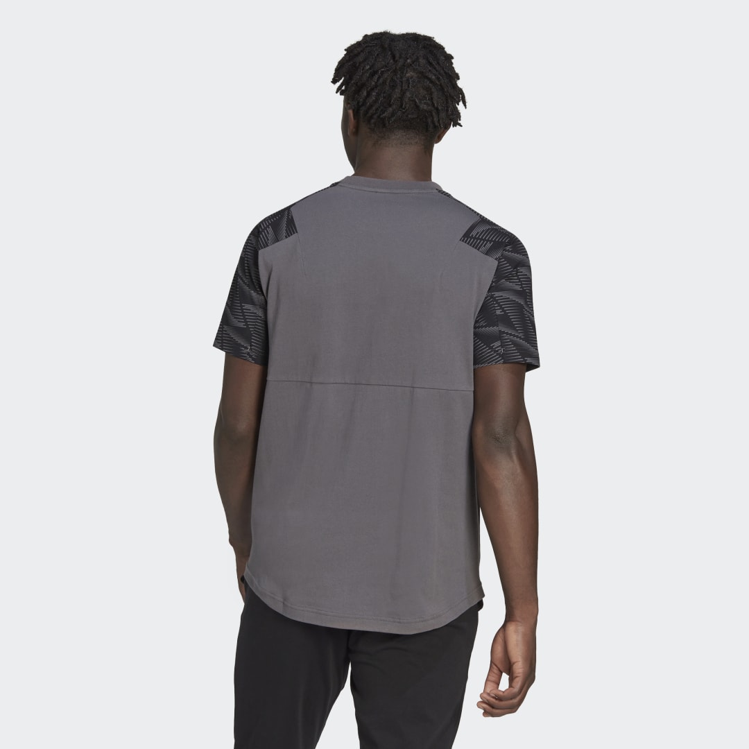 Тениска adidas Originals Designed For Gameday Travel Tee Черно | HN9864, 1