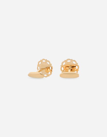 Значка Dolce & Gabbana Gold Floral Cufflinks Жълто | WFQ5S3W1111ZOO00, 1