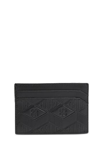 Портфейл BOSS Card Holder with Geometric Logos Черно | 50542009, 0