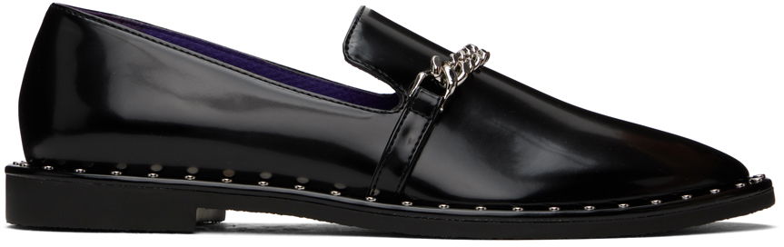 Кецове и обувки Stella McCartney Falabella Chain Loafers Черно | 810298AP0210, 0