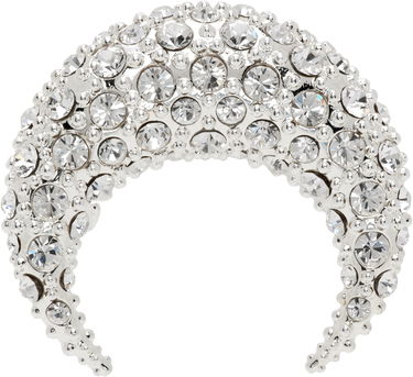 Значка Marine Serre Marine Serre Crystal Moon Stud Earring Металик | UJW072A RMET0001, 0
