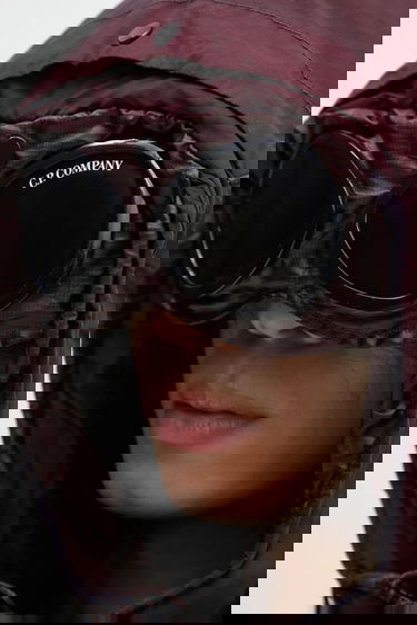 Пухо яке C.P. Company Outerwear Bi-Tm Hooded Puffer Jacket Бургунди | 17CMOW266A110185G, 3