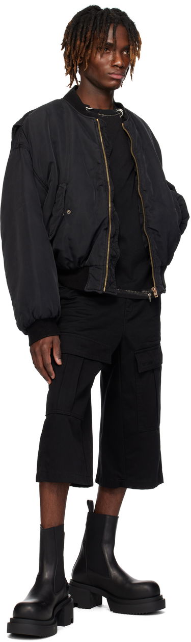 Яке бомбър We11done We11done Curved Bomber Jacket Черно | WD-JP0-25-005-U-BK, 3