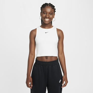 Съкратен топ Nike Crop Top Бяло | FZ5551-100, 1