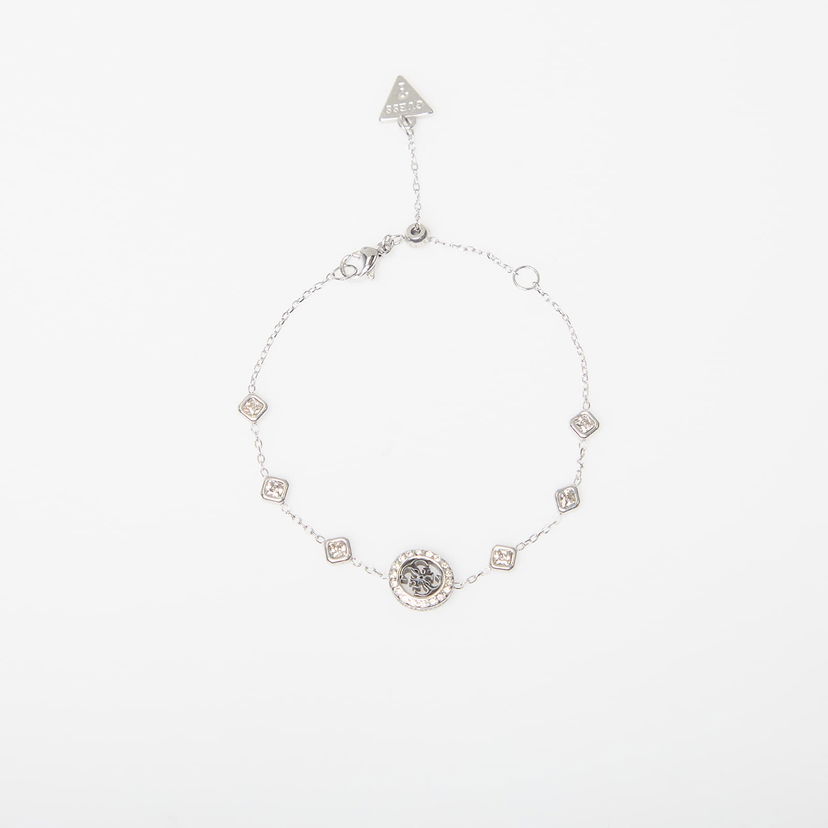 Гривна GUESS 4G Crush Crystal-Set Bracelet Металик | JUBB04156JWRH-SILVER