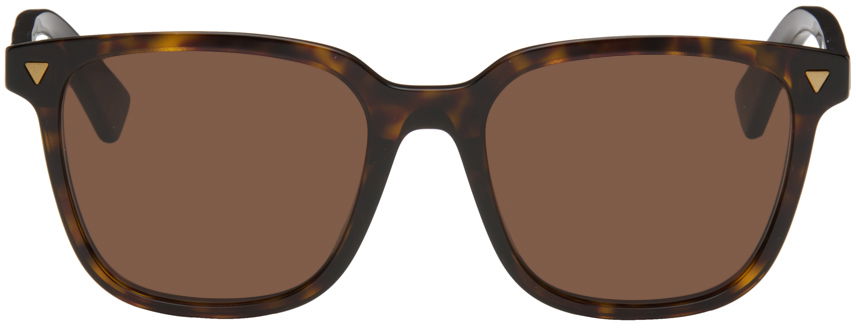 Слънчеви очила Bottega Veneta Square Sunglasses Кафяво | BV1255SA-002, 0