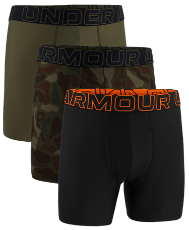 Боксерки Under Armour Under Armour Print 6in Boxer Shorts (3-Pack) Зелено | 1383879-392, 2