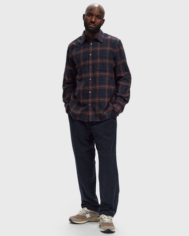 Риза NORSE PROJECTS Osvald Organic Flannel Check Shirt Longsleeves Синьо | N40-0804-5027, 1