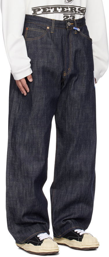 Панталони Maison MIHARA YASUHIRO Maison MIHARA YASUHIRO Selvage Denim Baggy Pants Синьо | I13PT023, 1