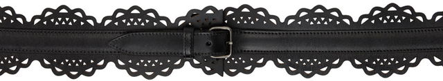 ALAÏA Vivienne Laser-Cut Leather Belt