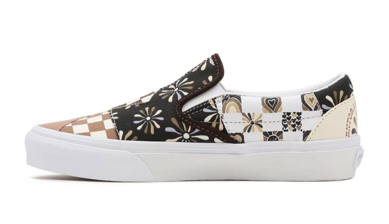 Кецове и обувки Vans Divine Energy Classic Slip-on Patchwork Кафяво | VN0A7Q4NAS0, 0