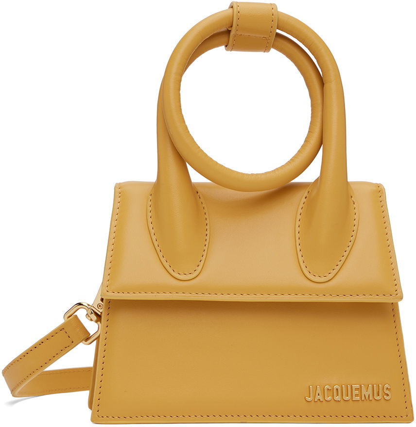 Чанта през рамо Jacquemus 'Le Chiquito Nœud' Bag Жълто | 213BA005-3060, 0