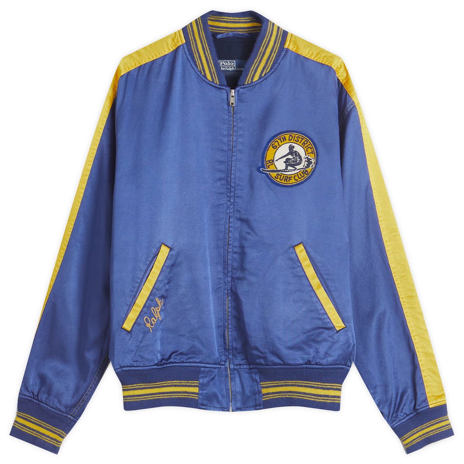 Яке бомбър Polo by Ralph Lauren Ralph Lauren Letterman Lined Bomber Jacket Синьо | 710964567001, 0