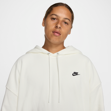 Суитчър Nike Club Fleece Relaxed Fit Hoodie Бяло | HJ1816-133, 4