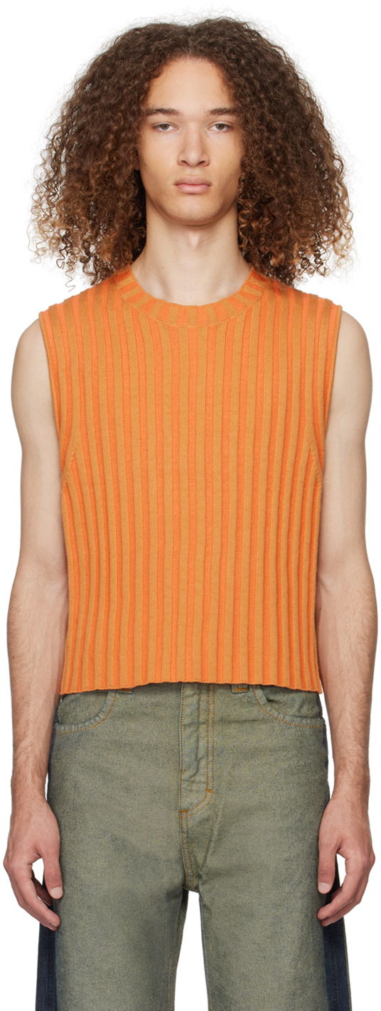Пуловер Eckhaus Latta Keyboard Vest Оранжево
 | 8025-EL-PS24-T - TURMERIC, 0