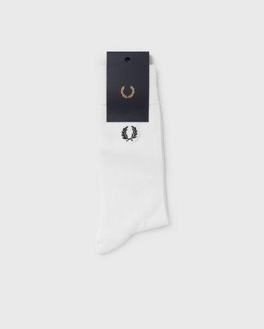 Чорапи Fred Perry Classic Laurel Wreath Sock White Бяло | C7135 L59, 3