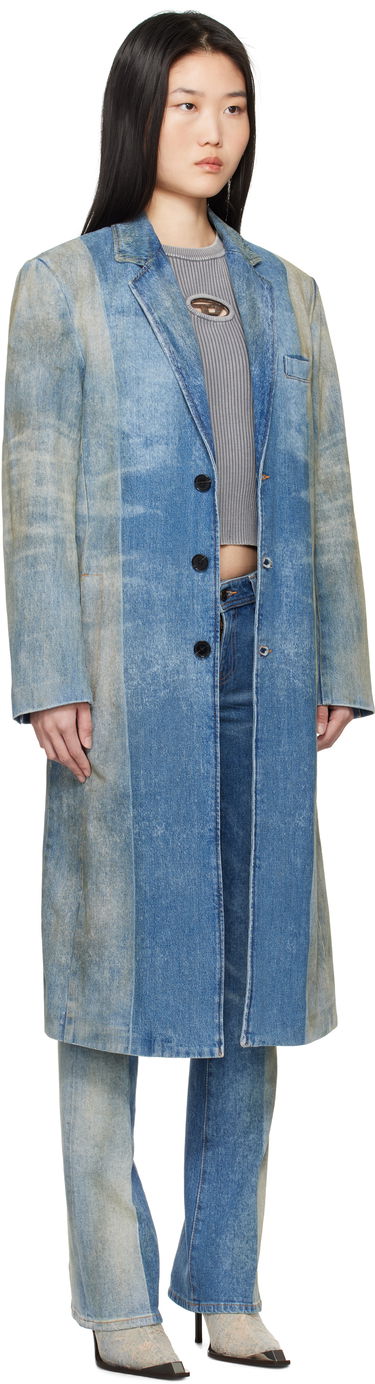 Тренчкот Diesel Denim Blazer Coat Синьо | A16830 09L04, 1