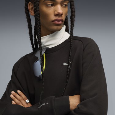 Суитчър Puma PUMATECH Relaxed Sweatshirt with Zip Pocket Черно | 633436_01, 1