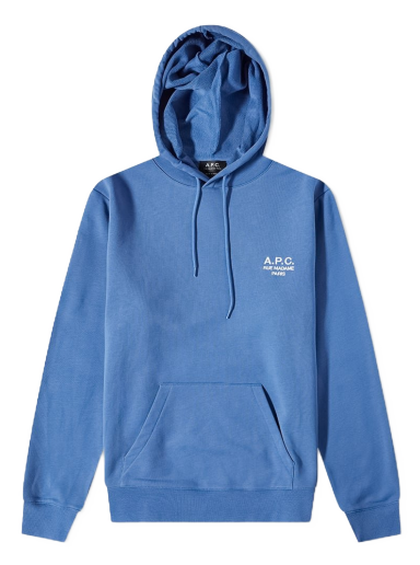 Суитчър A.P.C. A.P.C Marvin Embroidered Logo Hoody Синьо | COEZD-H27733-IAH